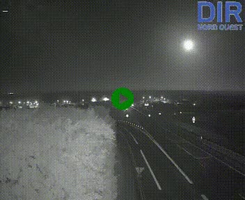 <h2>Webcam au début de l'A84 sur le périphérique Ouest de Caen (N814) à hauteur de la sortie 9, Porte de Bretagne</h2>
