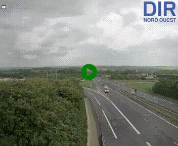 <h2>Webcam au début de l'A84 sur le périphérique Ouest de Caen (N814) à hauteur de la sortie 9, Porte de Bretagne</h2>