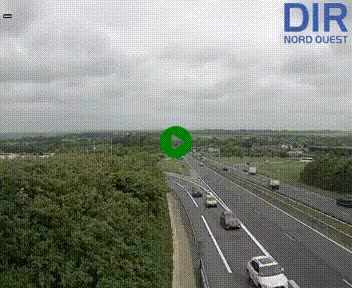<h2>Webcam au début de l'A84 sur le périphérique Ouest de Caen (N814) à hauteur de la sortie 9, Porte de Bretagne</h2>