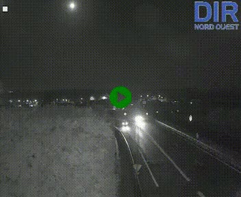 Webcam au début de l'A84 sur le périphérique Ouest de Caen (N814) à hauteur de la sortie 9, Porte de Bretagne