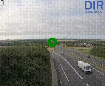 <h2>Webcam au début de l'A84 sur le périphérique Ouest de Caen (N814) à hauteur de la sortie 9, Porte de Bretagne</h2>