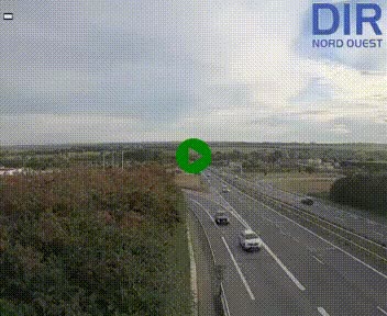 <h2>Webcam au début de l'A84 sur le périphérique Ouest de Caen (N814) à hauteur de la sortie 9, Porte de Bretagne</h2>