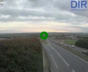 Webcam au début de l'A84 sur le périphérique Ouest de Caen (N814) à hauteur de la sortie 9, Porte de Bretagne