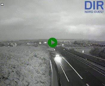 <h2>Webcam au début de l'A84 sur le périphérique Ouest de Caen (N814) à hauteur de la sortie 9, Porte de Bretagne</h2>