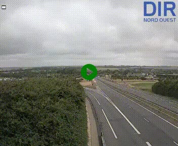 <h2>Webcam au début de l'A84 sur le périphérique Ouest de Caen (N814) à hauteur de la sortie 9, Porte de Bretagne</h2>
