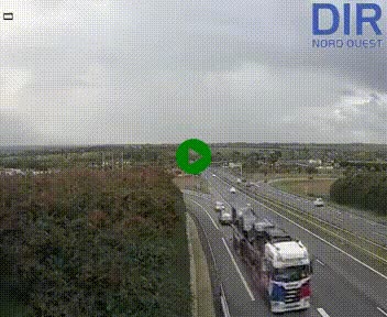 <h2>Webcam au début de l'A84 sur le périphérique Ouest de Caen (N814) à hauteur de la sortie 9, Porte de Bretagne</h2>