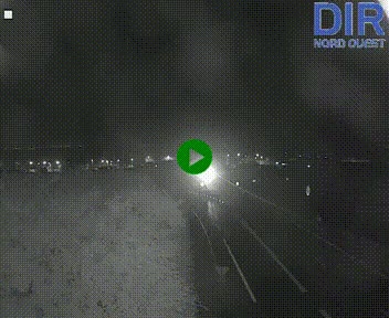 Webcam au début de l'A84 sur le périphérique Ouest de Caen (N814) à hauteur de la sortie 9, Porte de Bretagne
