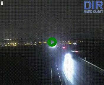 Webcam au début de l'A84 sur le périphérique Ouest de Caen (N814) à hauteur de la sortie 9, Porte de Bretagne