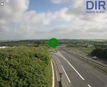 <h2>Webcam au début de l'A84 sur le périphérique Ouest de Caen (N814) à hauteur de la sortie 9, Porte de Bretagne</h2>