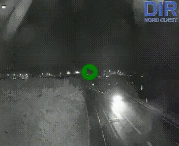 <h2>Webcam au début de l'A84 sur le périphérique Ouest de Caen (N814) à hauteur de la sortie 9, Porte de Bretagne</h2>