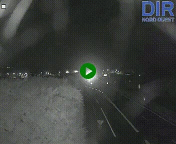 <h2>Webcam au début de l'A84 sur le périphérique Ouest de Caen (N814) à hauteur de la sortie 9, Porte de Bretagne</h2>