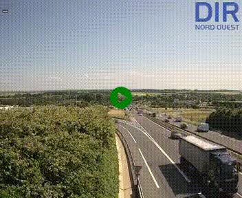<h2>Webcam au début de l'A84 sur le périphérique Ouest de Caen (N814) à hauteur de la sortie 9, Porte de Bretagne</h2>