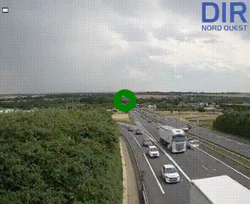 <h2>Webcam au début de l'A84 sur le périphérique Ouest de Caen (N814) à hauteur de la sortie 9, Porte de Bretagne</h2>