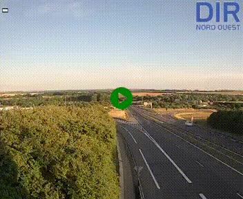 <h2>Webcam au début de l'A84 sur le périphérique Ouest de Caen (N814) à hauteur de la sortie 9, Porte de Bretagne</h2>