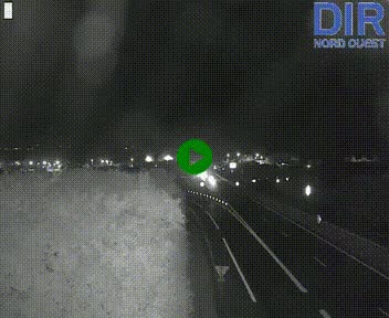 <h2>Webcam au début de l'A84 sur le périphérique Ouest de Caen (N814) à hauteur de la sortie 9, Porte de Bretagne</h2>