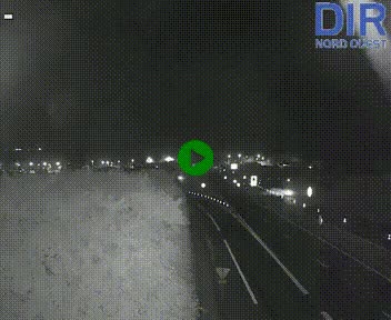 Webcam au début de l'A84 sur le périphérique Ouest de Caen (N814) à hauteur de la sortie 9, Porte de Bretagne