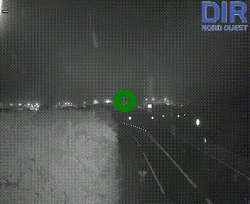 Webcam au début de l'A84 sur le périphérique Ouest de Caen (N814) à hauteur de la sortie 9, Porte de Bretagne