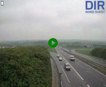 Webcam au début de l'A84 sur le périphérique Ouest de Caen (N814) à hauteur de la sortie 9, Porte de Bretagne