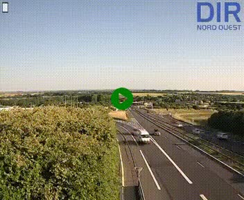 Webcam au début de l'A84 sur le périphérique Ouest de Caen (N814) à hauteur de la sortie 9, Porte de Bretagne
