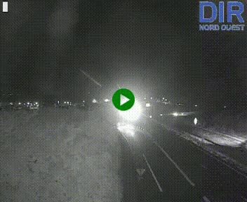 Webcam au début de l'A84 sur le périphérique Ouest de Caen (N814) à hauteur de la sortie 9, Porte de Bretagne
