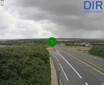 Webcam au début de l'A84 sur le périphérique Ouest de Caen (N814) à hauteur de la sortie 9, Porte de Bretagne