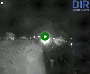 Webcam au début de l'A84 sur le périphérique Ouest de Caen (N814) à hauteur de la sortie 9, Porte de Bretagne