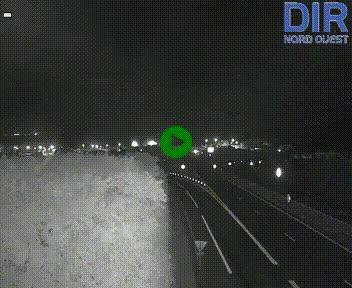 Webcam au début de l'A84 sur le périphérique Ouest de Caen (N814) à hauteur de la sortie 9, Porte de Bretagne
