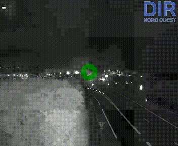 Webcam au début de l'A84 sur le périphérique Ouest de Caen (N814) à hauteur de la sortie 9, Porte de Bretagne