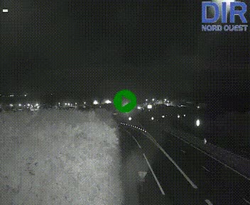 Webcam au début de l'A84 sur le périphérique Ouest de Caen (N814) à hauteur de la sortie 9, Porte de Bretagne