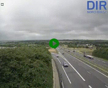 Webcam au début de l'A84 sur le périphérique Ouest de Caen (N814) à hauteur de la sortie 9, Porte de Bretagne