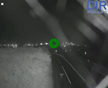 Webcam au début de l'A84 sur le périphérique Ouest de Caen (N814) à hauteur de la sortie 9, Porte de Bretagne