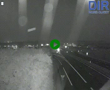 Webcam au début de l'A84 sur le périphérique Ouest de Caen (N814) à hauteur de la sortie 9, Porte de Bretagne