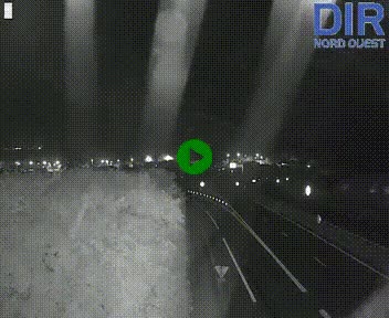 Webcam au début de l'A84 sur le périphérique Ouest de Caen (N814) à hauteur de la sortie 9, Porte de Bretagne