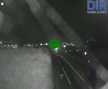 Webcam au début de l'A84 sur le périphérique Ouest de Caen (N814) à hauteur de la sortie 9, Porte de Bretagne