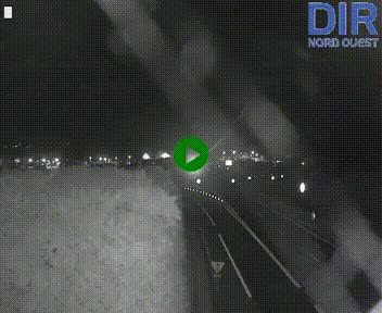 Webcam au début de l'A84 sur le périphérique Ouest de Caen (N814) à hauteur de la sortie 9, Porte de Bretagne