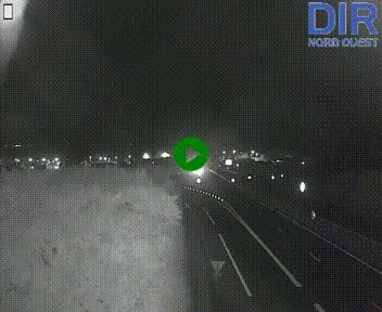 Webcam au début de l'A84 sur le périphérique Ouest de Caen (N814) à hauteur de la sortie 9, Porte de Bretagne