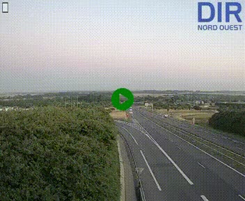 Webcam au début de l'A84 sur le périphérique Ouest de Caen (N814) à hauteur de la sortie 9, Porte de Bretagne
