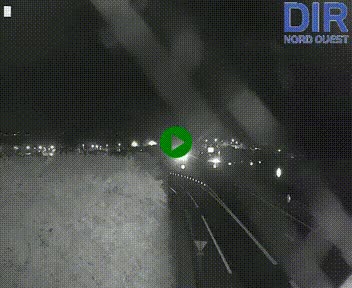 Webcam au début de l'A84 sur le périphérique Ouest de Caen (N814) à hauteur de la sortie 9, Porte de Bretagne