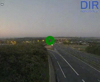 Webcam au début de l'A84 sur le périphérique Ouest de Caen (N814) à hauteur de la sortie 9, Porte de Bretagne
