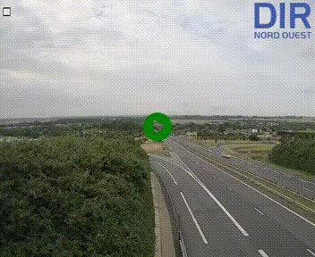 Webcam au début de l'A84 sur le périphérique Ouest de Caen (N814) à hauteur de la sortie 9, Porte de Bretagne