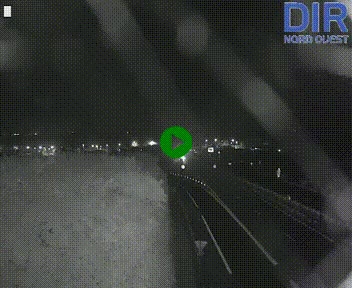 Webcam au début de l'A84 sur le périphérique Ouest de Caen (N814) à hauteur de la sortie 9, Porte de Bretagne