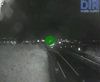 Webcam au début de l'A84 sur le périphérique Ouest de Caen (N814) à hauteur de la sortie 9, Porte de Bretagne