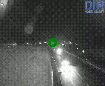 Webcam au début de l'A84 sur le périphérique Ouest de Caen (N814) à hauteur de la sortie 9, Porte de Bretagne