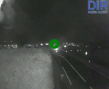 Webcam au début de l'A84 sur le périphérique Ouest de Caen (N814) à hauteur de la sortie 9, Porte de Bretagne