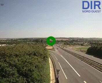 Webcam au début de l'A84 sur le périphérique Ouest de Caen (N814) à hauteur de la sortie 9, Porte de Bretagne
