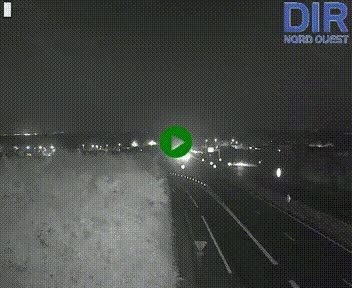 Webcam au début de l'A84 sur le périphérique Ouest de Caen (N814) à hauteur de la sortie 9, Porte de Bretagne