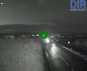 Webcam au début de l'A84 sur le périphérique Ouest de Caen (N814) à hauteur de la sortie 9, Porte de Bretagne