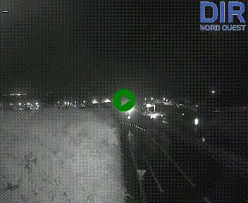 Webcam au début de l'A84 sur le périphérique Ouest de Caen (N814) à hauteur de la sortie 9, Porte de Bretagne