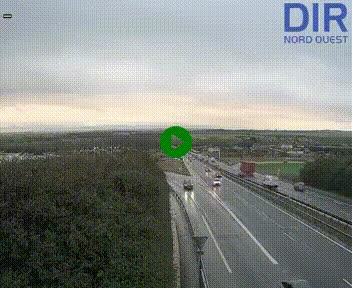 <h2>Webcam au début de l'A84 sur le périphérique Ouest de Caen (N814) à hauteur de la sortie 9, Porte de Bretagne</h2>
