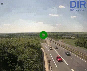 <h2>Webcam au début de l'A84 sur le périphérique Ouest de Caen (N814) à hauteur de la sortie 9, Porte de Bretagne</h2>